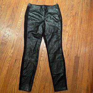 WHBM Leather Pants 6 Black